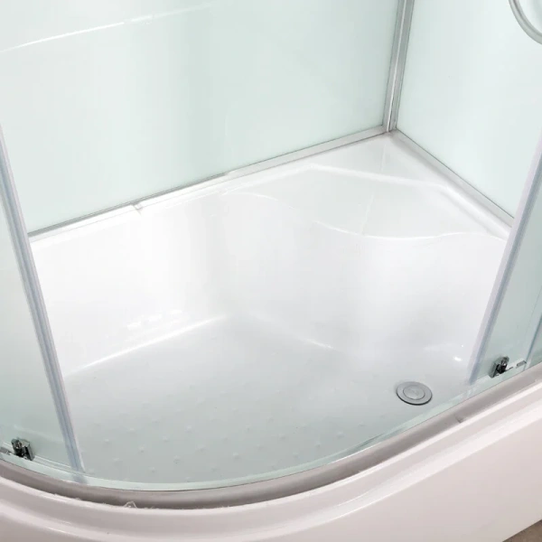 Душевая кабина Deto D 120х80 см левая, хромированный профиль - фото 9