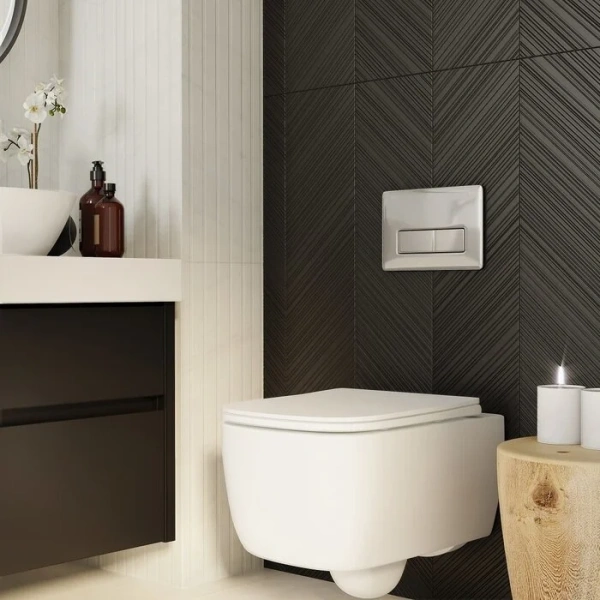 Клавиша смыва IDDIS Unifix универсальная хром - фото 3