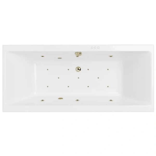 Ванна гидромассажная Excellent Pryzmat Relax 200 x 90 см, белый/бронза, WAEX.PRY20.RELAX.BR - фото 1