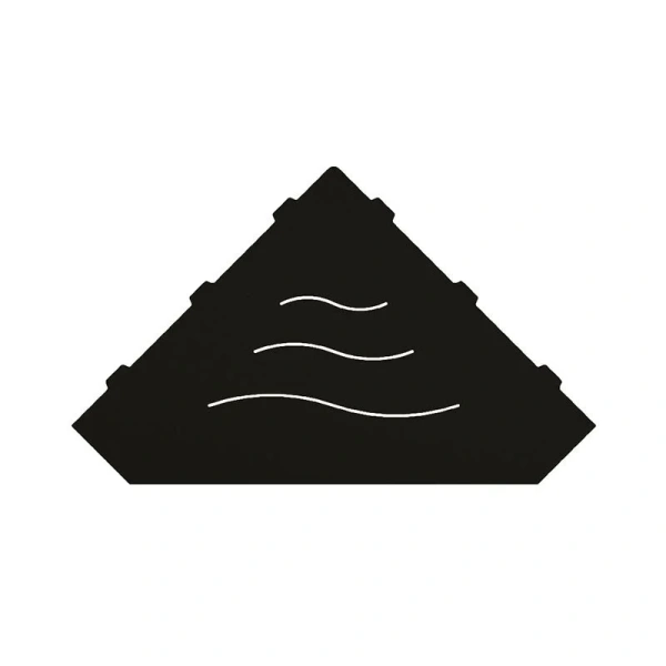 Полочка для ванной RGW черная, черные - фото 3