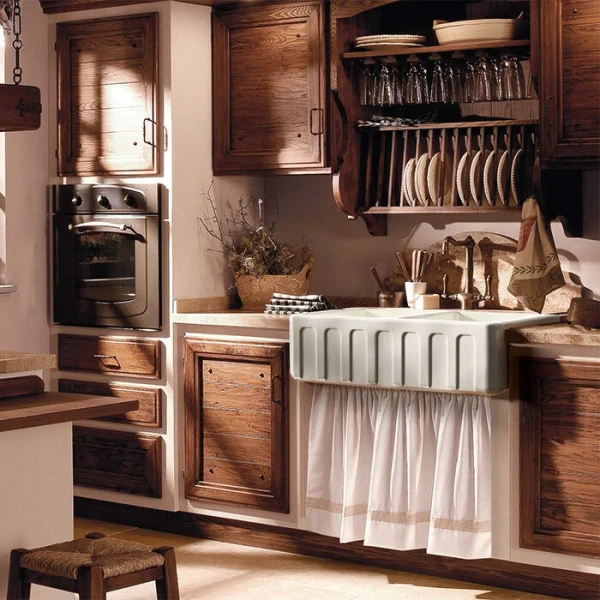 Мойка для кухни Kerasan Hannah 80 см белая - фото 3