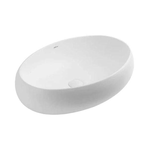 Раковина Abber Bequem 60 см белая матовая - фото 1