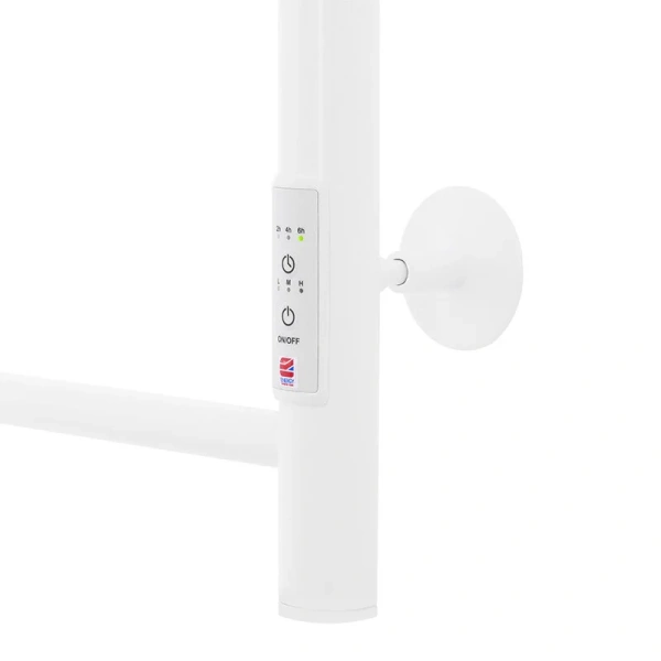 Полотенцесушитель электрический Energy Round 40x90 см белый матовый - фото 4