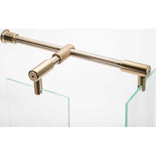 Душевой уголок профиль бронза стекло прозрачное Vegas-glass, квадратные - фото 2