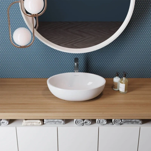 Раковина Sanita Luxe Ringo 53 см белая - фото 4