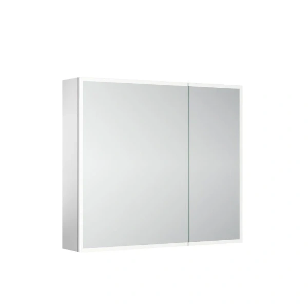 Зеркальный шкаф с подсветкой Sancos Evoke 80 см серый - фото 1