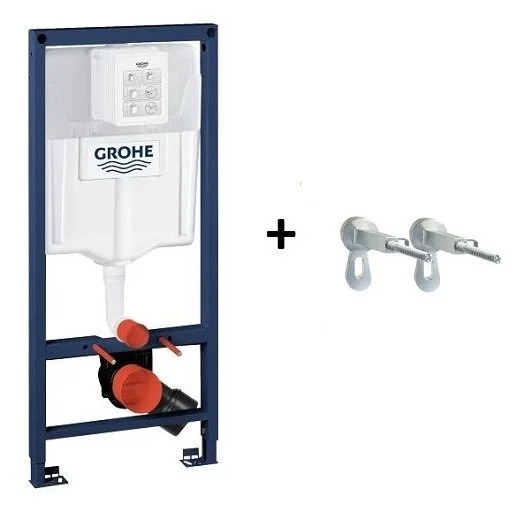 Инсталляция для унитаза Grohe Solido панель смыва фантомный черный, по запросу - фото 3