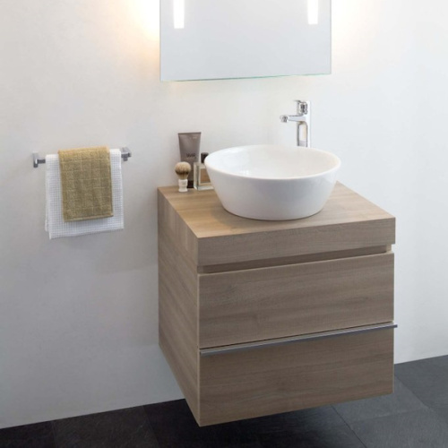 Раковина Laufen Pro 42 см без отверстия перелива, в форме чаши, круглой формы - фото 5