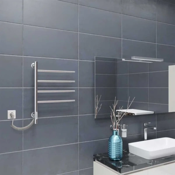 Полотенцесушитель электрический Vincea 60х43 хром - фото 4