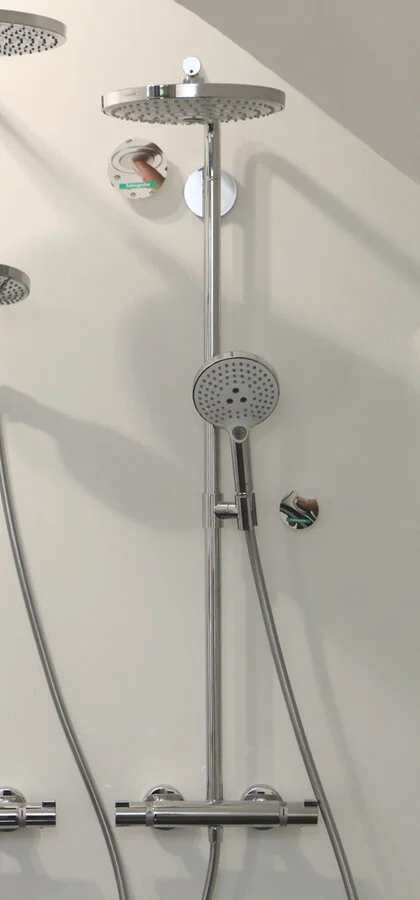 Душевая стойка Hansgrohe Raindance Select белый/хром, без излива - фото 5