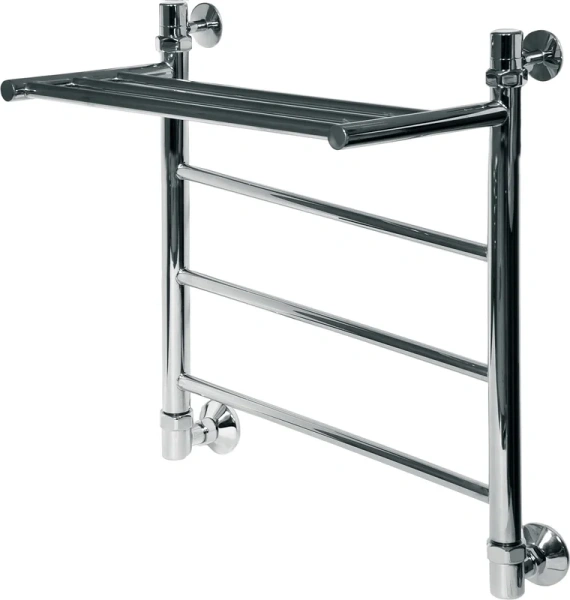 Полотенцесушитель водяной Ника Classic 50x50 см хром - фото 2