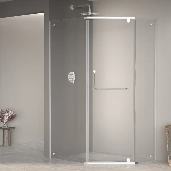 Душевой уголок RGW Passage PA-091B 90x80 см профиль черный - фото 4