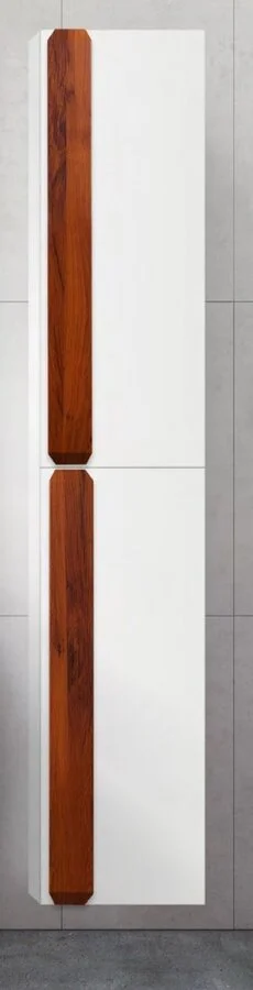 Шкаф-пенал подвесной BelBagno Aurora 33 см pietra bianca правосторонний - фото 1