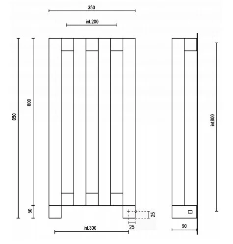 Полотенцесушитель электрический Cometa Margaroli 8-580 Box - фото 2