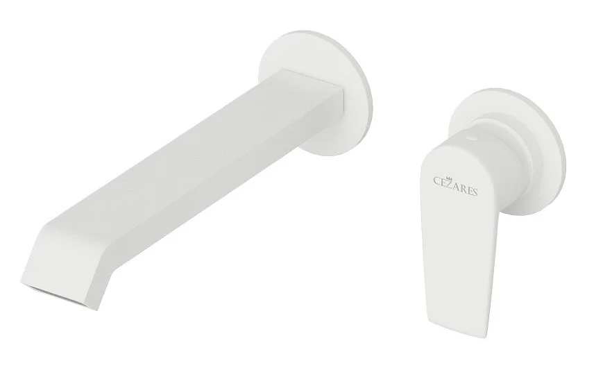 Смеситель для раковины Cezares Nautic белый матовый - фото 3