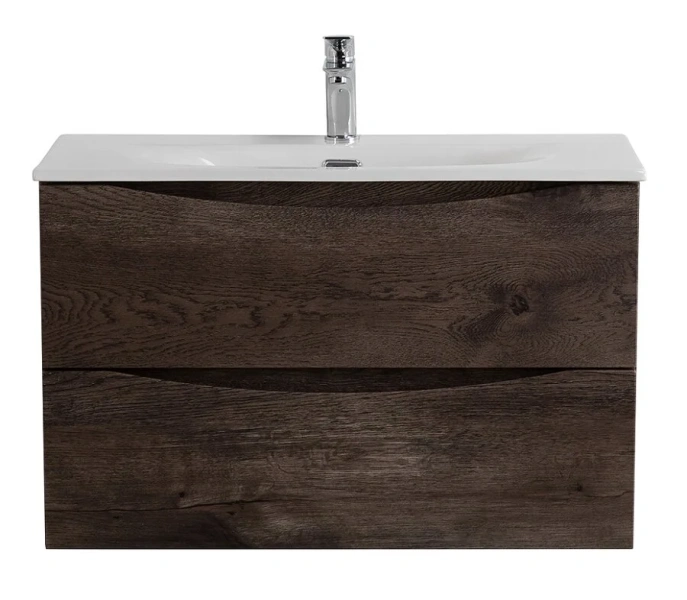 Тумба под раковину подвесная BelBagno Marino-Cer-Mini 80 см Rovere Nature Grigio - фото 1