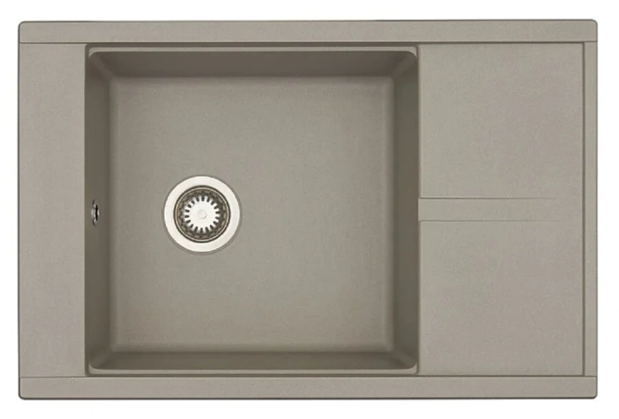 Мойка для кухни Акватон Делия 78 см серый шелк - фото 1