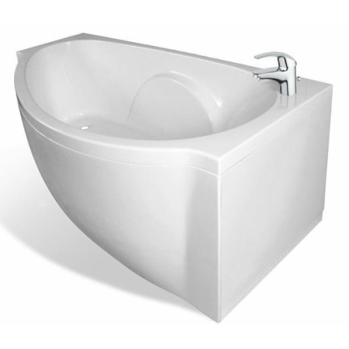 Ванна из литьевого мрамора Эстет Грация 170x94 см белая глянцевая, правая, угловые - фото 6