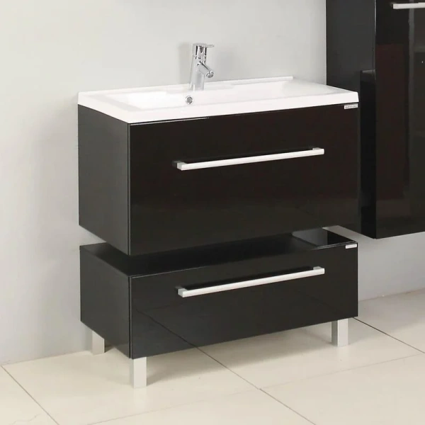 Тумба с раковиной подвесная Акватон Мадрид 1A126801MA 80 см с одним выдвижным ящиком - фото 3