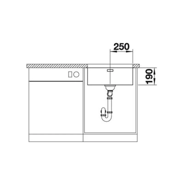Мойка для кухни Blanco Andano 54 см нержавеющая сталь - фото 2