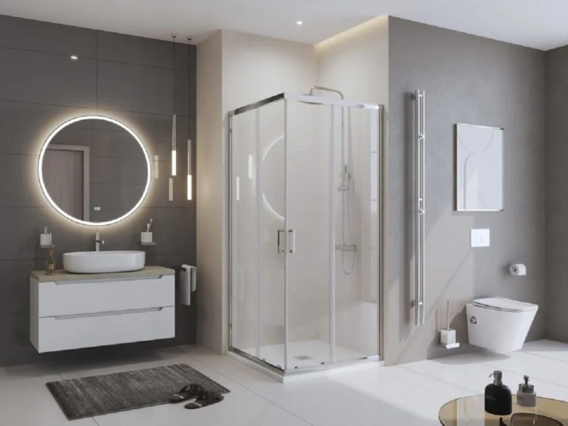 Душевой поддон BelBagno Uno 90х90 см белый, накладка белая матовая, 90х90 см - фото 5