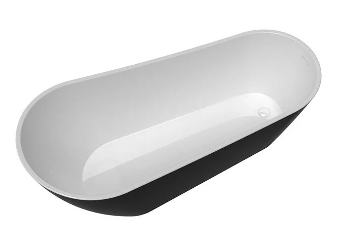 Ванна акриловая Corpa Nera Viotti CN130110, 170 х 74 см, черный матовый, черные - фото 8