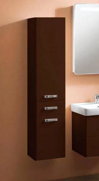 Шкаф-пенал подвесной Акватон Америна 34 см черный - фото 2