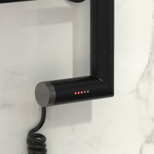 Полотенцесушитель электрический Сунержа Галант 2.0 50х100 см левый, матовый черный, черный - фото 3