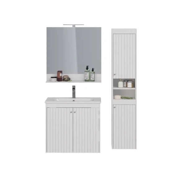 Зеркало с подсветкой Lemark Romance LM07R80Z 80 см квадратное, полотно - фото 4