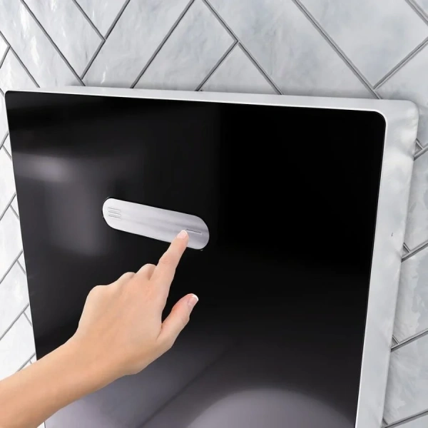 Инсталляция для унитаза Ideal Standard ProSys с черной стеклянной фронтальной панелью, нет в наличии - фото 3