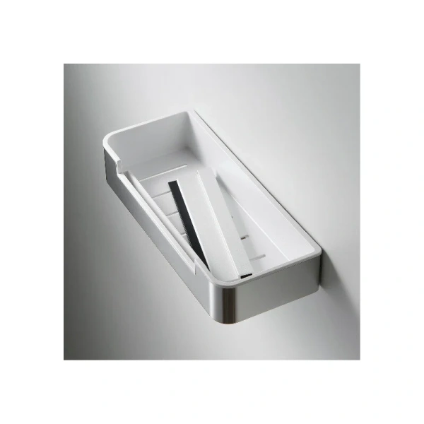 Полочка для ванной Акватек хром - фото 4