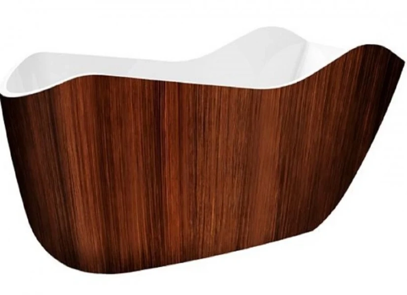 Ванна акриловая, цвет Brown Wood, Lagard Teona - фото 4