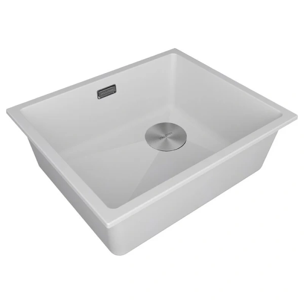 Мойка для кухни Paulmark Lumi 55 см белая матовая - фото 3