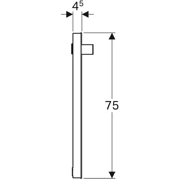 Зеркало с подсветкой Geberit iCon 60 см прямоугольное, 60 см - фото 5