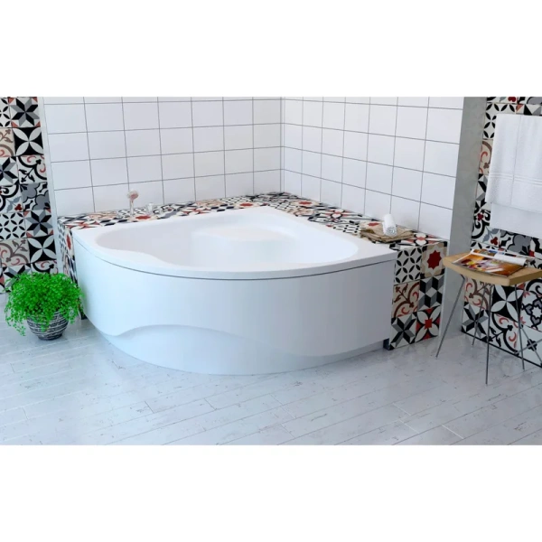Ванна акриловая Lavinia Boho Aveo 150x150 см с сиденьем, угловые, встраиваемые - фото 6