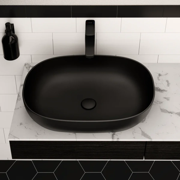 Смеситель для раковины VitrA Root Square матовый черный - фото 4