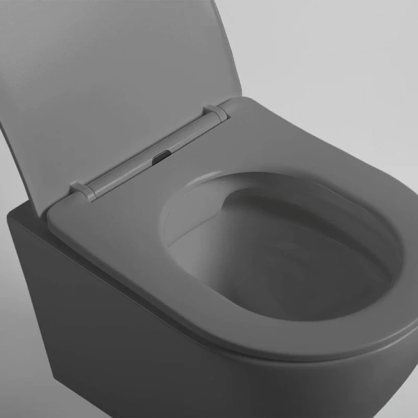 Унитаз подвесной Vincea Globo антрацит матовый, цветные - фото 6