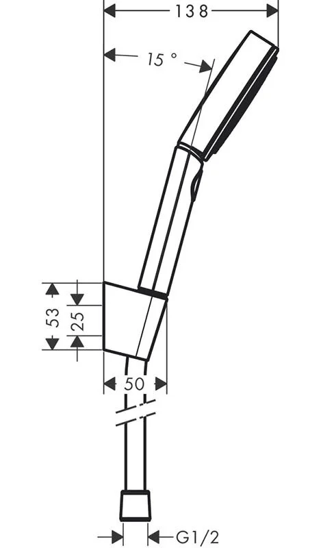 Душевой комплект Hansgrohe Pulsify 24303 3 режима струи - фото 2