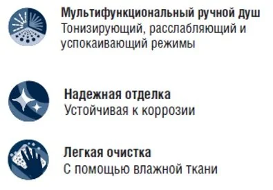 Душевой гарнитур Jacob Delafon Awaken хром, душевые гарнитуры index_1 - фото 7