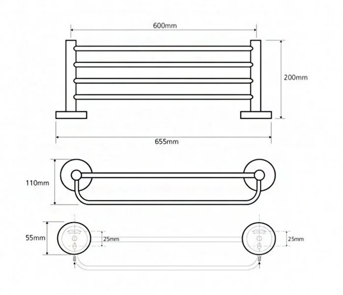 Полотенцедержатель Bemeta Omega хром - фото 2
