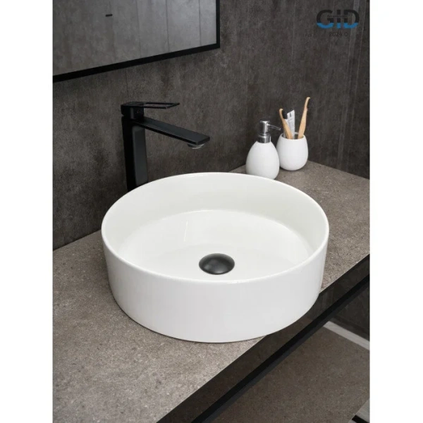 Раковина GID Esfera N9423 40 см круглая, в форме чаши, круглой формы - фото 5