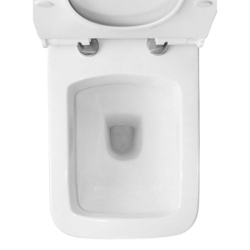 Унитаз моноблок Azario Zeno ободковый, с горизонтальным, прямым выпуском, с прямым выпуском - фото 7