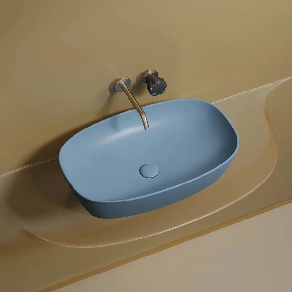 Раковина Ceramica Nova Element 60 см голубая, в наличии - фото 9