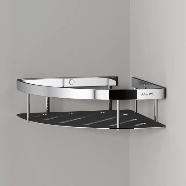 Полочка для ванной AM.PM Sense L угловая, хром - фото 4