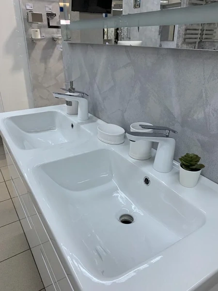 Смеситель для раковины Timo Olivia хром-белый 3261/00-16F, для раковины index_1 - фото 10