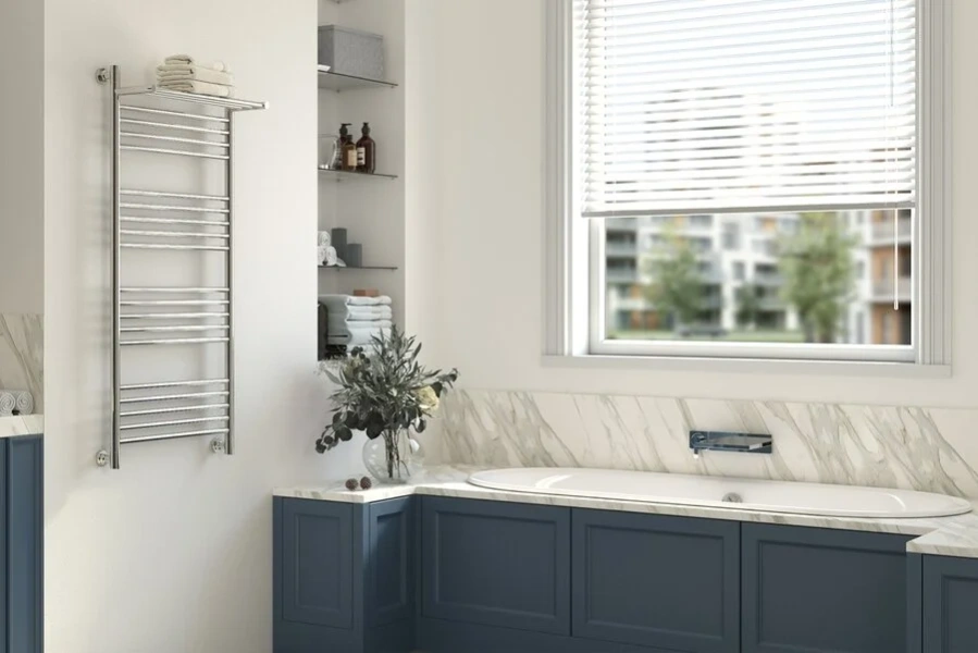 Полотенцесушитель водяной Сунержа Богема+ 0223-1260 60х120 см с полкой - фото 3