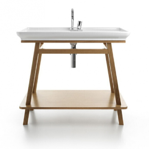 Консоль, цвет дуб, ArtCeram Trapezio, по запросу - фото 2