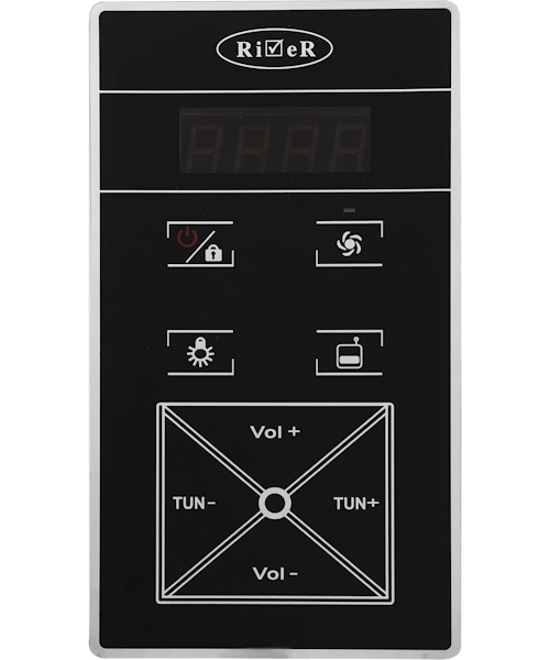 Душевой бокс River Temza 120x120 см с поддоном стекло тонированное - фото 3