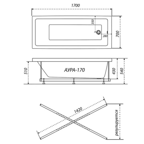 Схема, 170x70 см - фото 4