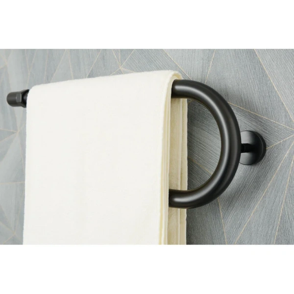 Полотенцесушитель водяной Сунержа М-образный 65х50 см черный матовый, для систем горячего водоснабжения, для систем отопления, c боковым подключением - фото 5